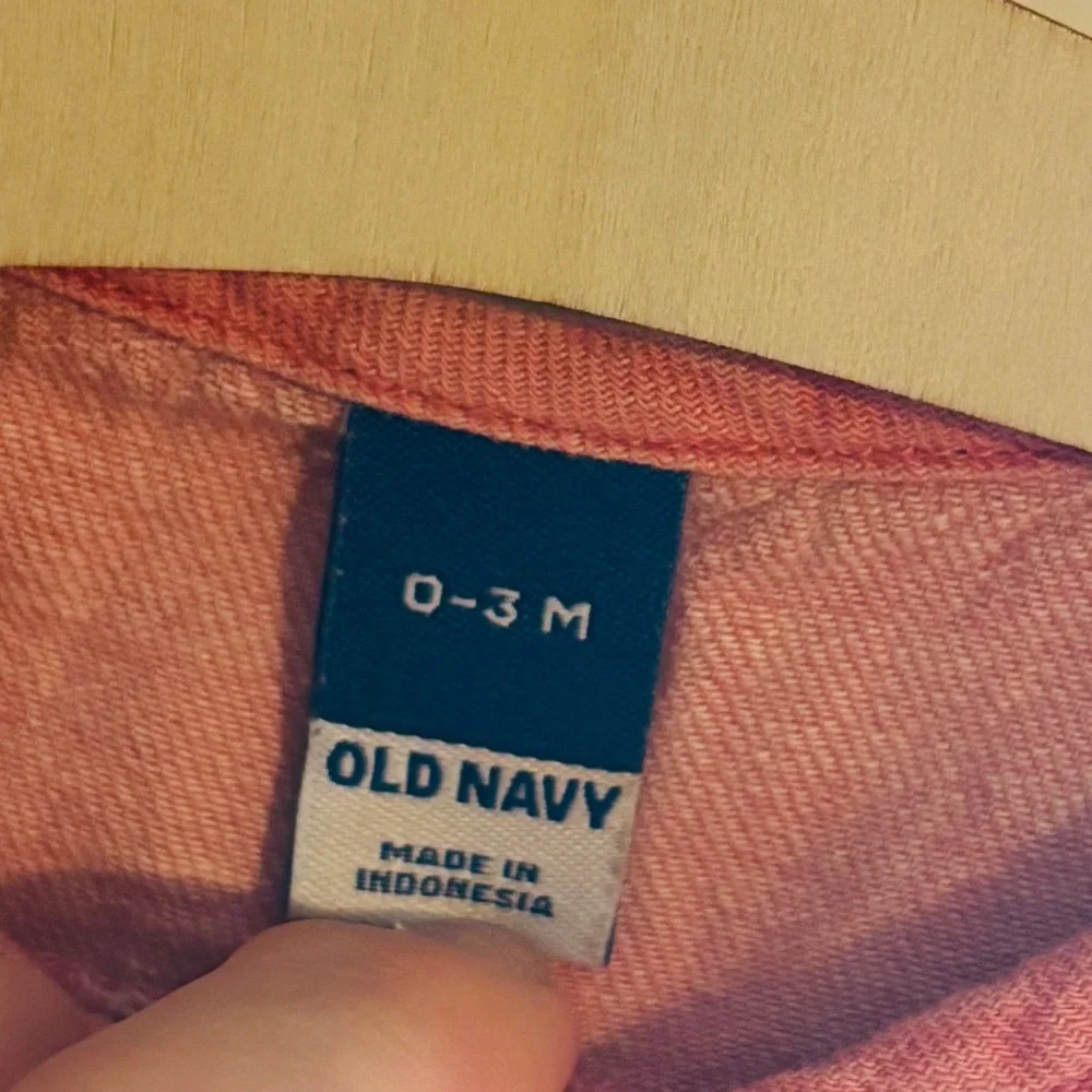 Old Navy Coral Baby Romper 0-3 months